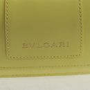 BVLGARI Bag Charm Leather Yellow Auth 158221SM-15
