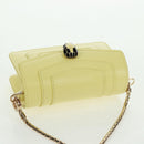 BVLGARI Bag Charm Leather Yellow Auth 158221SM-6