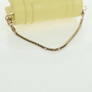 BVLGARI Bag Charm Leather Yellow Auth 158221SM-7