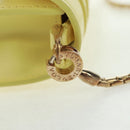BVLGARI Bag Charm Leather Yellow Auth 158221SM-9