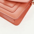 BVLGARI Bag Charm Leather Orange Auth 158222SM-15