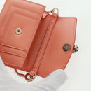 BVLGARI Bag Charm Leather Orange Auth 158222SM-10