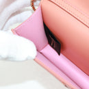 BVLGARI Bag Charm Leather Orange Auth 158222SM-21