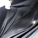 BALLY Shoulder Bag Leather Black Gold Auth 158223-19