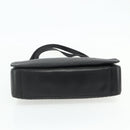 BALLY Shoulder Bag Leather Black Gold Auth 158223-9
