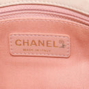 CHANEL Wild Stitch Chain Shoulder Bag Calf Skin Beige Gold CC Auth 158224SAV-23
