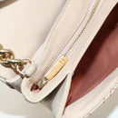 CHANEL Wild Stitch Chain Shoulder Bag Calf Skin Beige Gold CC Auth 158224SAV-28
