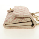 CHANEL Wild Stitch Chain Shoulder Bag Calf Skin Beige Gold CC Auth 158224SAV-4