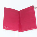 CHANEL Card Case Patent leather Red Silver CC Auth 158226A-9