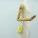 BOTTEGA VENETA Pouch Shoulder Bag Leather Yellow Auth 158228V-22