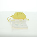 BOTTEGA VENETA Pouch Shoulder Bag Leather Yellow Auth 158228V-23