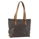 LOUIS VUITTON Monogram Cabas Piano Tote Bag M51148 LV Auth 158232-1