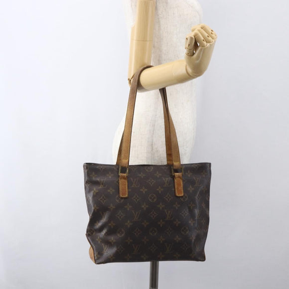 LOUIS VUITTON Monogram Cabas Piano Tote Bag M51148 LV Auth 158232