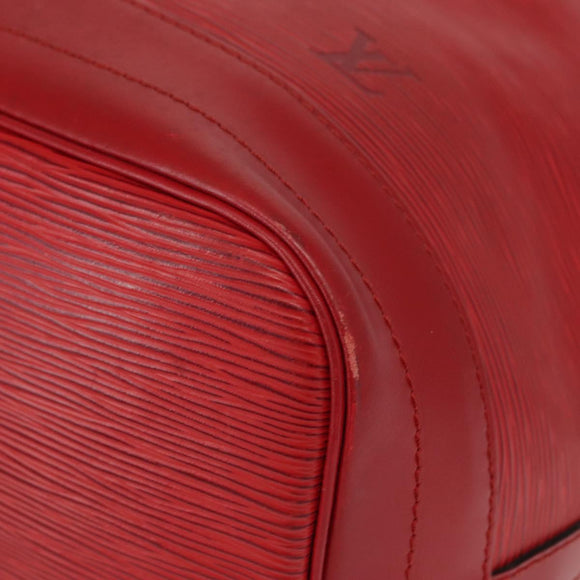 LOUIS VUITTON Epi Noe Shoulder Bag Red M44007 LV Auth 158236