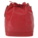 LOUIS VUITTON Epi Noe Shoulder Bag Red M44007 LV Auth 158236-13