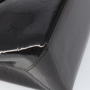 LOUIS VUITTON Monogram Vernis Wilshire PM Hand Bag Amarante M93641 Auth 158237-16