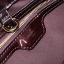 LOUIS VUITTON Monogram Vernis Wilshire PM Hand Bag Amarante M93641 Auth 158237-10
