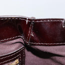 LOUIS VUITTON Monogram Vernis Wilshire PM Hand Bag Amarante M93641 Auth 158237-12