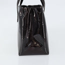 LOUIS VUITTON Monogram Vernis Wilshire PM Hand Bag Amarante M93641 Auth 158237-3