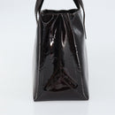 LOUIS VUITTON Monogram Vernis Wilshire PM Hand Bag Amarante M93641 Auth 158237-4