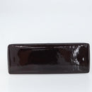 LOUIS VUITTON Monogram Vernis Wilshire PM Hand Bag Amarante M93641 Auth 158237-5