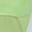 LOUIS VUITTON Monogram Vernis Reade MM Hand Bag Peppermint M91305 LV Auth 158238-9