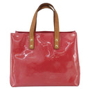 LOUIS VUITTON Monogram Vernis Reade PM Hand Bag Fran Boise M9132F LV Auth 158239-13