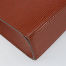 LOUIS VUITTON Epi Malesherbes Hand Bag Brown M52373 LV Auth 158240-11