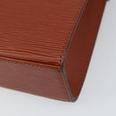LOUIS VUITTON Epi Malesherbes Hand Bag Brown M52373 LV Auth 158240-12