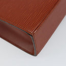 LOUIS VUITTON Epi Malesherbes Hand Bag Brown M52373 LV Auth 158240-13