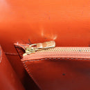 LOUIS VUITTON Epi Malesherbes Hand Bag Brown M52373 LV Auth 158240-20