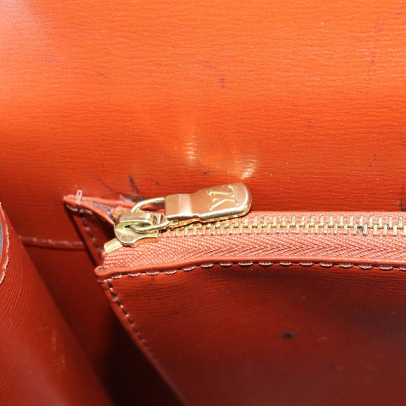 LOUIS VUITTON Epi Malesherbes Hand Bag Brown M52373 LV Auth 158240