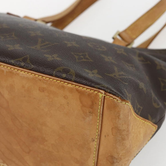 LOUIS VUITTON Monogram Cabas Piano Tote Bag M51148 LV Auth 158246