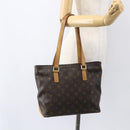 LOUIS VUITTON Monogram Cabas Piano Tote Bag M51148 LV Auth 158246-22