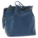 LOUIS VUITTON Epi Petit Noe Shoulder Bag Blue M44105 LV Auth 158249-1