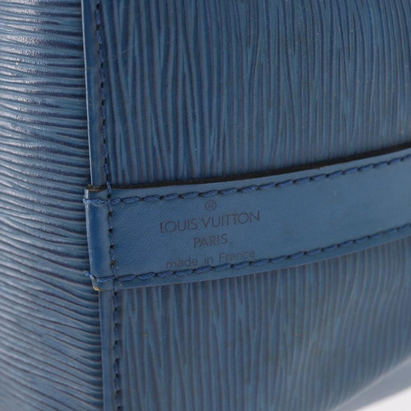 LOUIS VUITTON Epi Petit Noe Shoulder Bag Blue M44105 LV Auth 158249