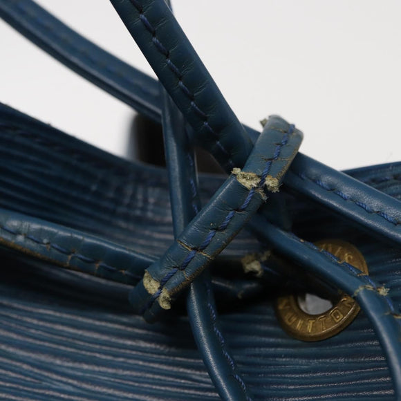 LOUIS VUITTON Epi Petit Noe Shoulder Bag Blue M44105 LV Auth 158249