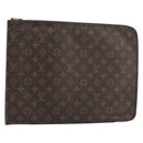LOUIS VUITTON Monogram Posh Documents Clutch Bag M53456 LV Auth 158250-1