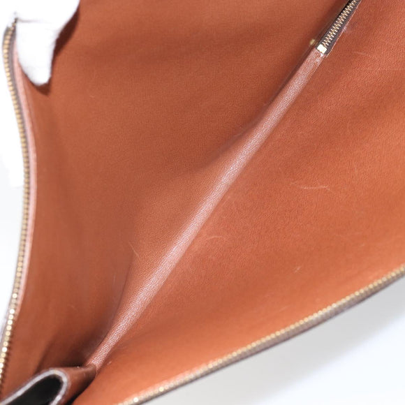 LOUIS VUITTON Monogram Posh Documents Clutch Bag M53456 LV Auth 158250