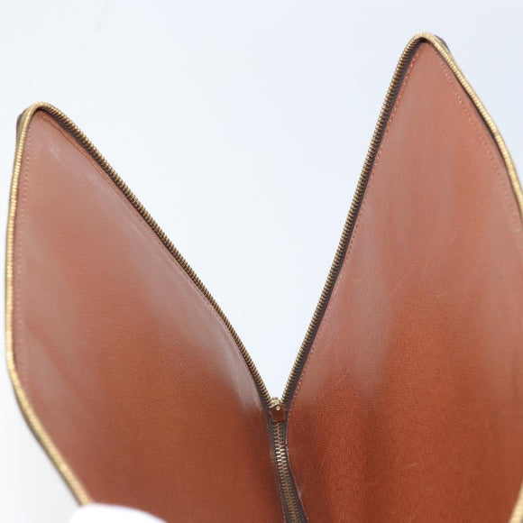 LOUIS VUITTON Monogram Posh Documents Clutch Bag M53456 LV Auth 158250