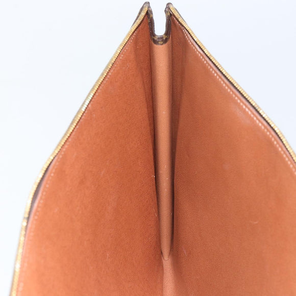 LOUIS VUITTON Monogram Posh Documents Clutch Bag M53456 LV Auth 158250