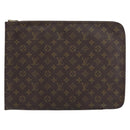 LOUIS VUITTON Monogram Posh Documents Clutch Bag M53456 LV Auth 158250-13