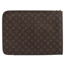 LOUIS VUITTON Monogram Posh Documents Clutch Bag M53456 LV Auth 158250-2