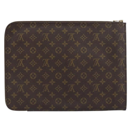 LOUIS VUITTON Monogram Posh Documents Clutch Bag M53456 LV Auth 158250 - 0