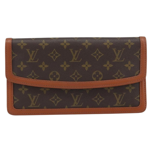 LOUIS VUITTON Monogram Pochette Dam PM Clutch Bag M51812 LV Auth 158259