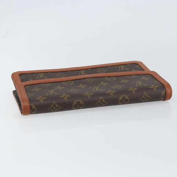 LOUIS VUITTON Monogram Pochette Dam PM Clutch Bag M51812 LV Auth 158259