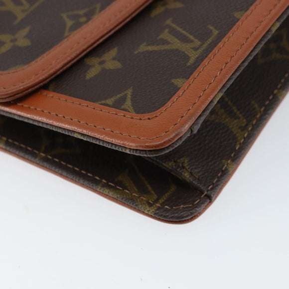 LOUIS VUITTON Monogram Pochette Dam PM Clutch Bag M51812 LV Auth 158259