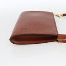LOUIS VUITTON Epi Pochette Accessoires Pouch Brown M52953 LV Auth 158264-4