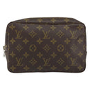 LOUIS VUITTON Monogram Trousse Toilette 23 Clutch Bag M47524 LV Auth 158265-13