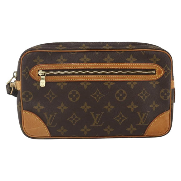 LOUIS VUITTON Monogram Marly Dragonne GM Clutch Bag M51825 LV Auth 158266
